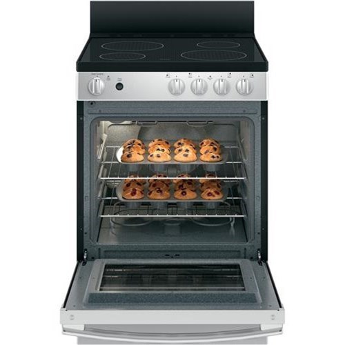 GE Appliances JAS640RMSS 24" FreeStanding/Slidein Front Control Range